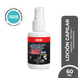 Loción capilar para Barba y Cabello- Creze Max for Men 60 ml
