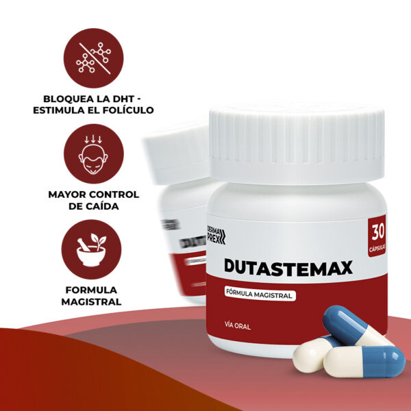 Tratamiento para Caída Avanzada de Cabello– Dutasteride y Minoxidil en cápsulas- 30 caps - Imagen 2