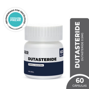 Tratamiento para caída progresiva de Cabello- Dutasteride en cápsulas- 60 caps