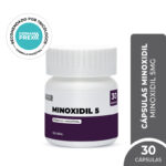 Tratamiento anti caída – Minoxidil 5 mg cápsulas- 30 caps